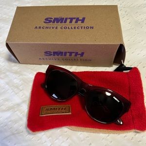 Women’s Smith dark red sunglasses